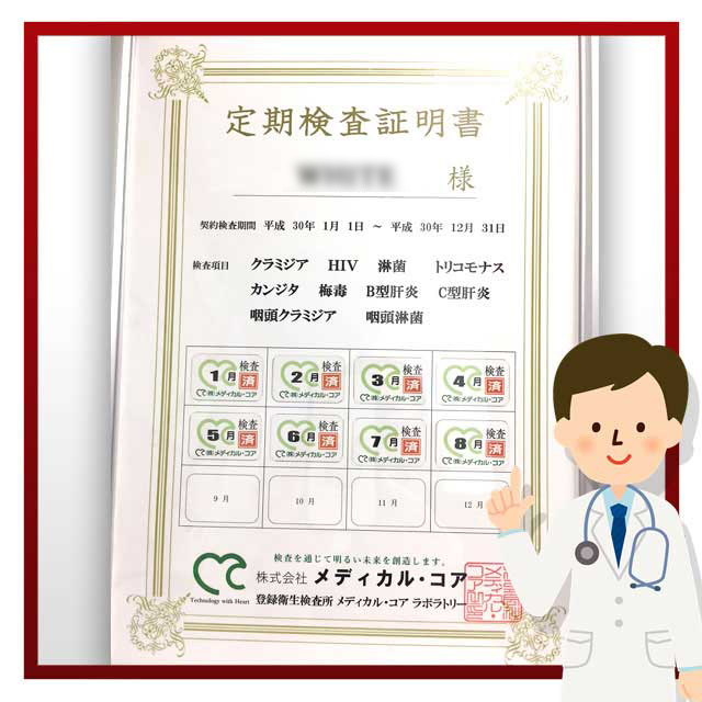 定期検査証明書